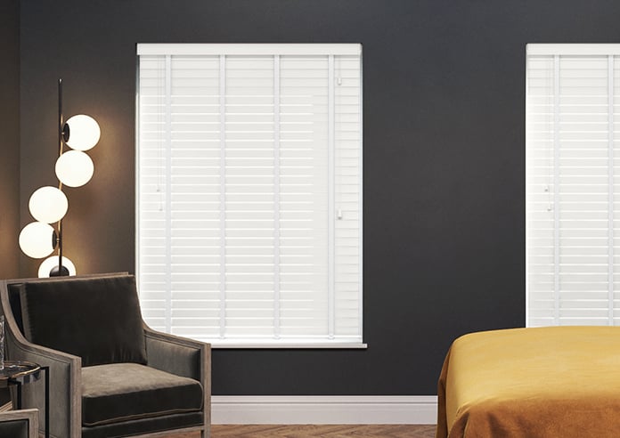 Ecowood Deluxe, Supreme White Fine Grain - Motorised Venetian Blind - Image 6